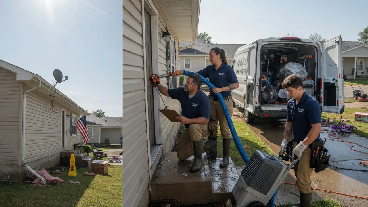 Ceiling Water Damage Restoration in Left Hand, WV near me
